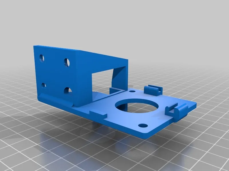 Anet A8 right fan holder with chain support MOD