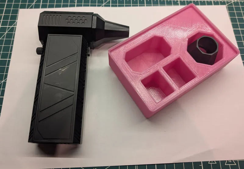 Gridfinity box for turbo/violent fan