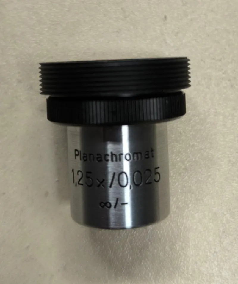 Carl Zeiss Jena objective from M19x0.75 to M27