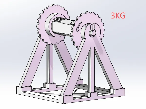 3KG耗材架、无须五金、打印轴承、丝滑滚动