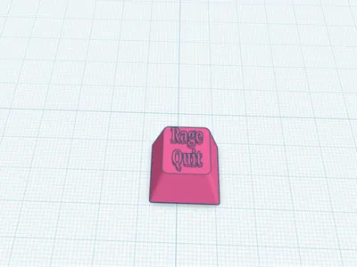 Rage Quit keycap mx