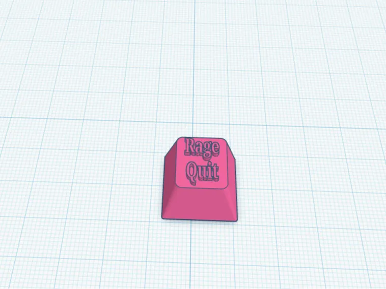 Rage Quit keycap mx