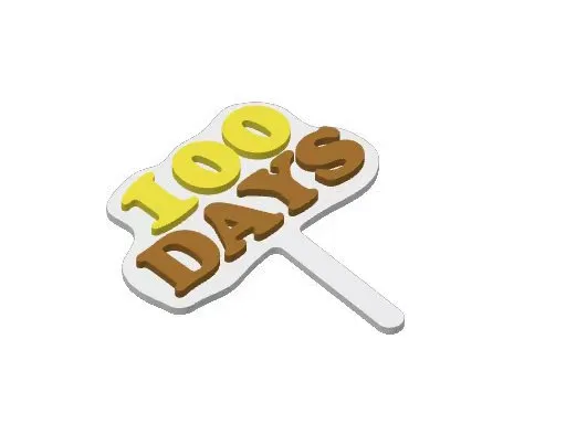 宝宝满100天蛋糕装饰
