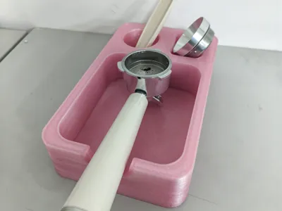 Coffee Tamper Holder and Knock Box