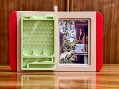 Amusing Digital Photo Frame_Steel Ball Random Decision Display Photo Frame