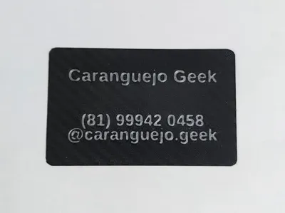 Parametric Business Card - Credit/Debit card size