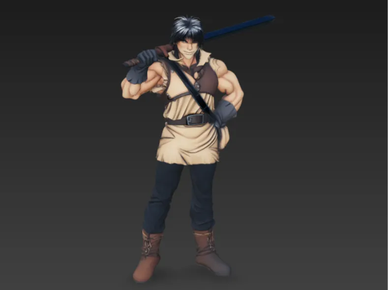 Viktor - Suikoden II | FanArt model toy