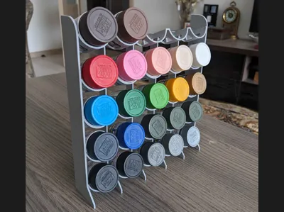 Minimal vertical paint rack for Mr.Hobby/Tamiya