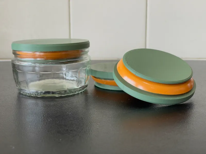 GU DESSERT JAR LIDS WITH AIR TIGHT SEAL