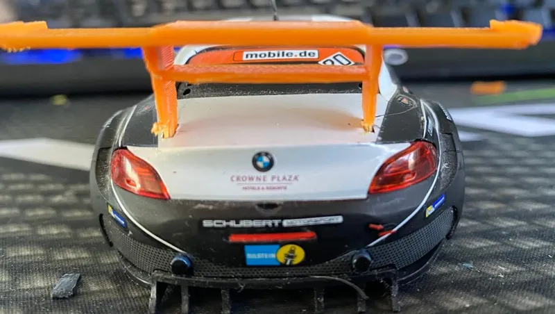 scalextric z4 rear wing mk2