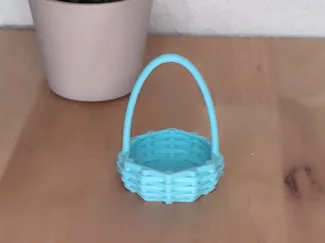 Minimal Easter Basket – Decorative Mini Basket