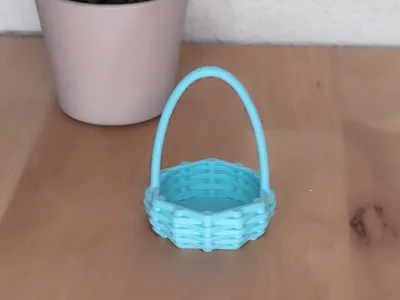 Minimal Easter Basket – Decorative Mini Basket