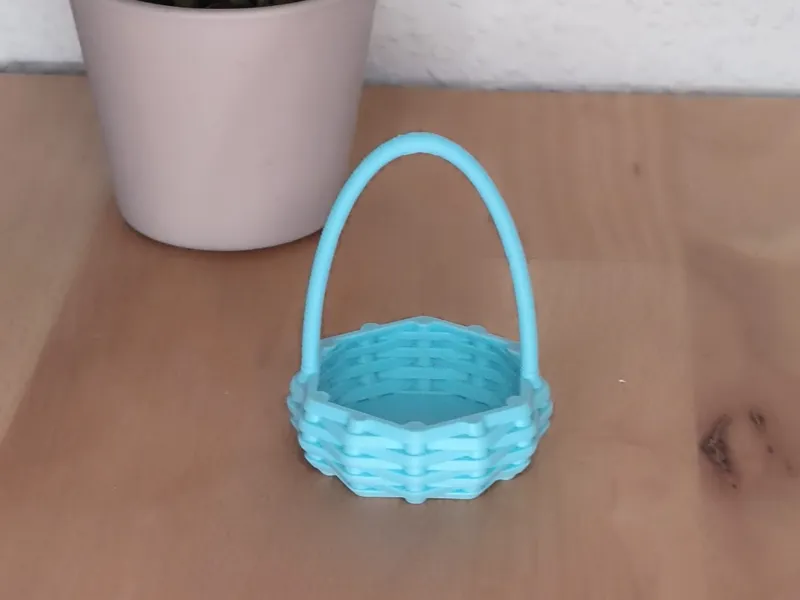 Minimal Easter Basket – Decorative Mini Basket