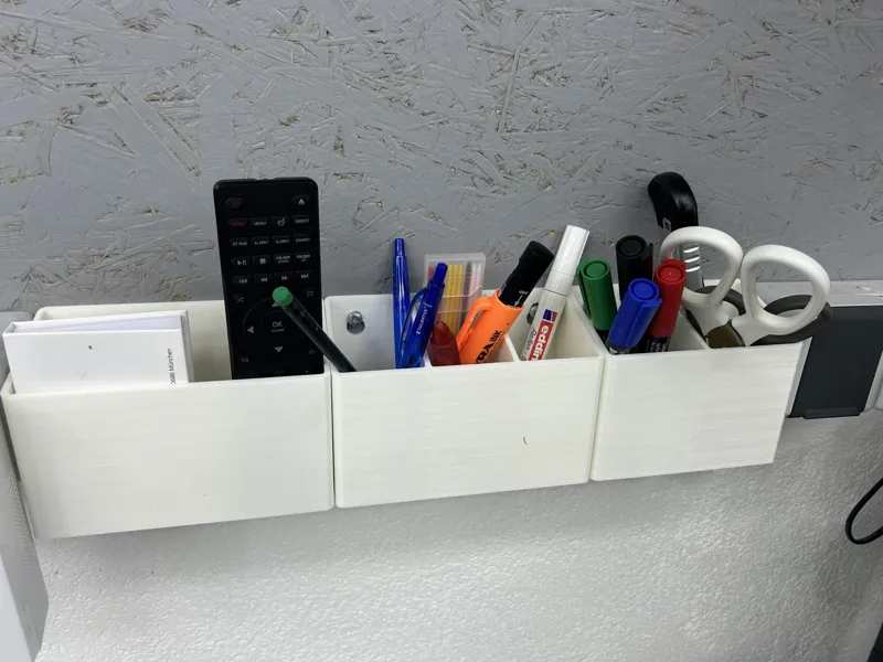 Wall mountable pencil cup (parametric)