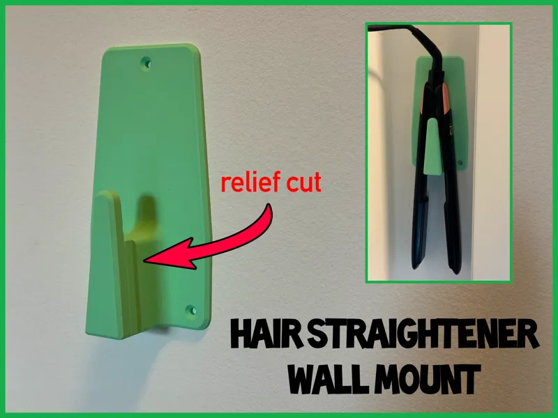 The better hair straightener wall mount