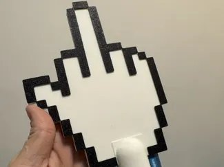 Digital Middle Finger Tap Card Wand