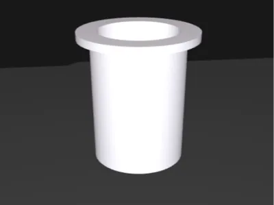 Parametric Cup with Flange
