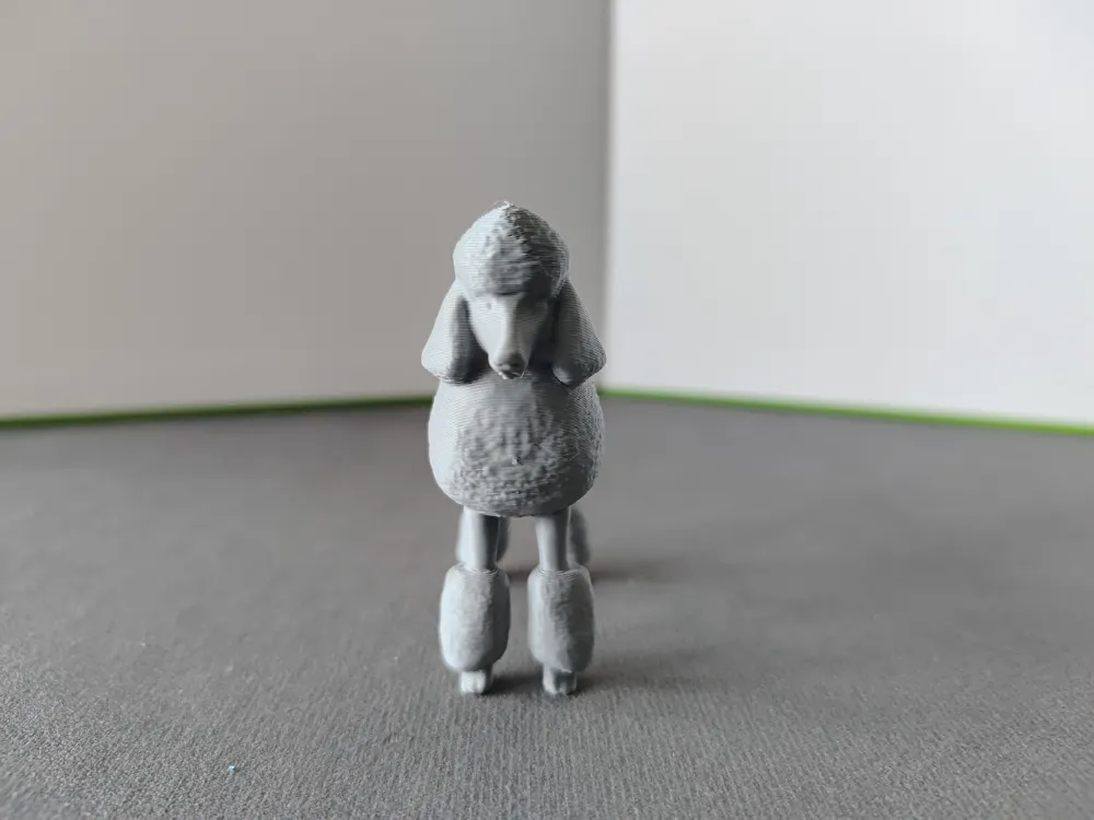 Poodle Figurine - Free 3D Print Model - MakerWorld