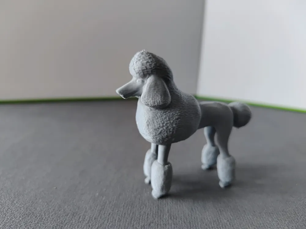 Poodle Figurine - Free 3D Print Model - MakerWorld
