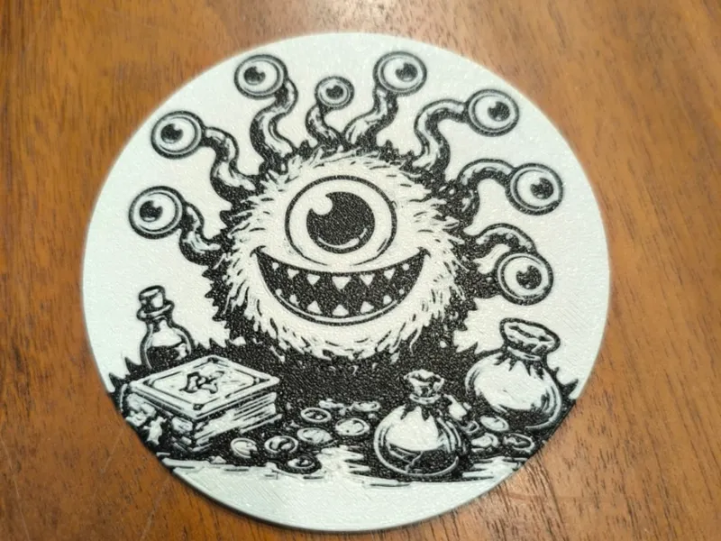 Cute Beholder Coaster