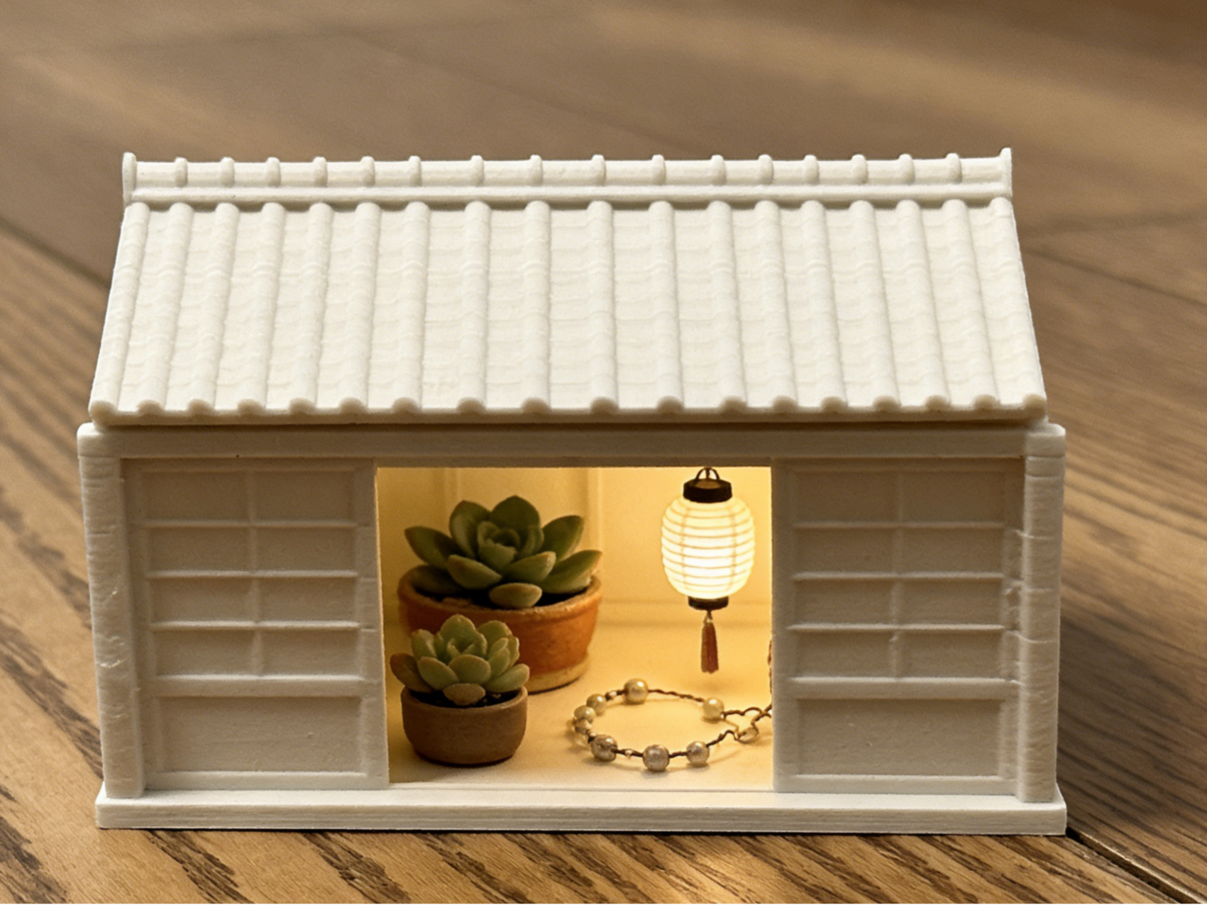 分件 复古日式小屋 微缩建筑