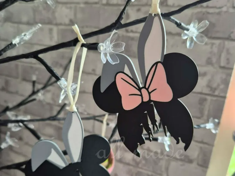 Minnie Mouse easter ornament