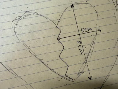 Heart Halves 10mm thick