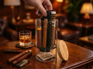 Cigar Holder Humidor Insert Handle