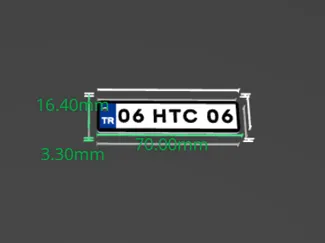Configurable License Plate