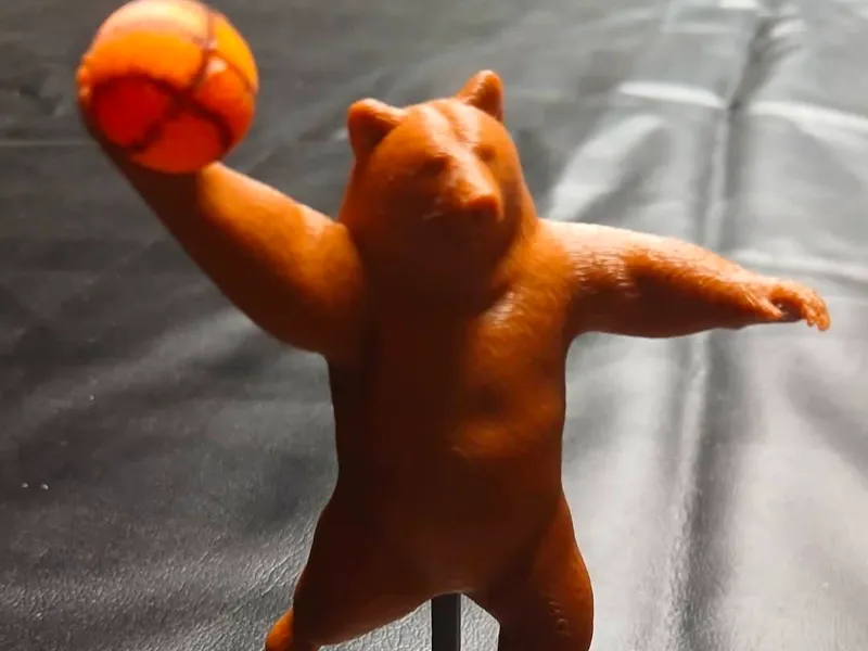 bear dunking