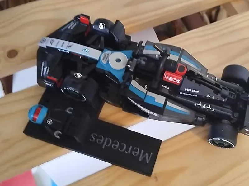 PORTA MERCEDES FORMULA 1 LE GO