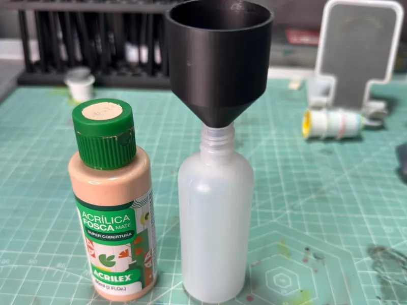 Funil para tinta