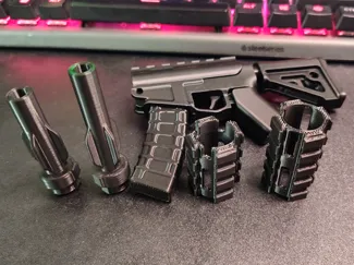AR-15 / M4 Fidget Barrel & Handguard Mod