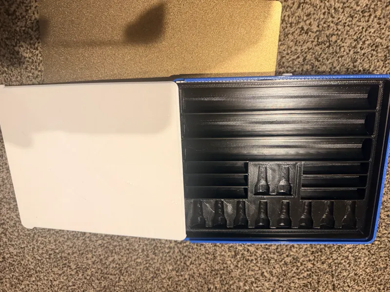 Slide Lock pep case and two inserts