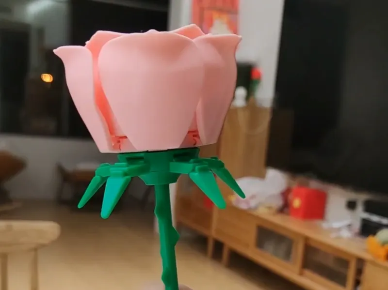 机械开合玫瑰