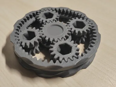 Planetary Gear Fidget Spinner (Standard Involute Gear, Module 1.25)