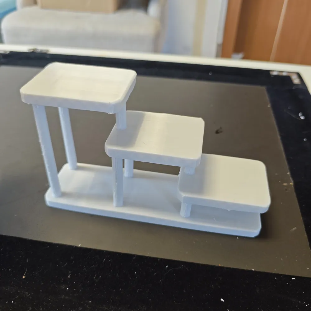 Storage rack display stand storage shelf Print in Place no installation ...