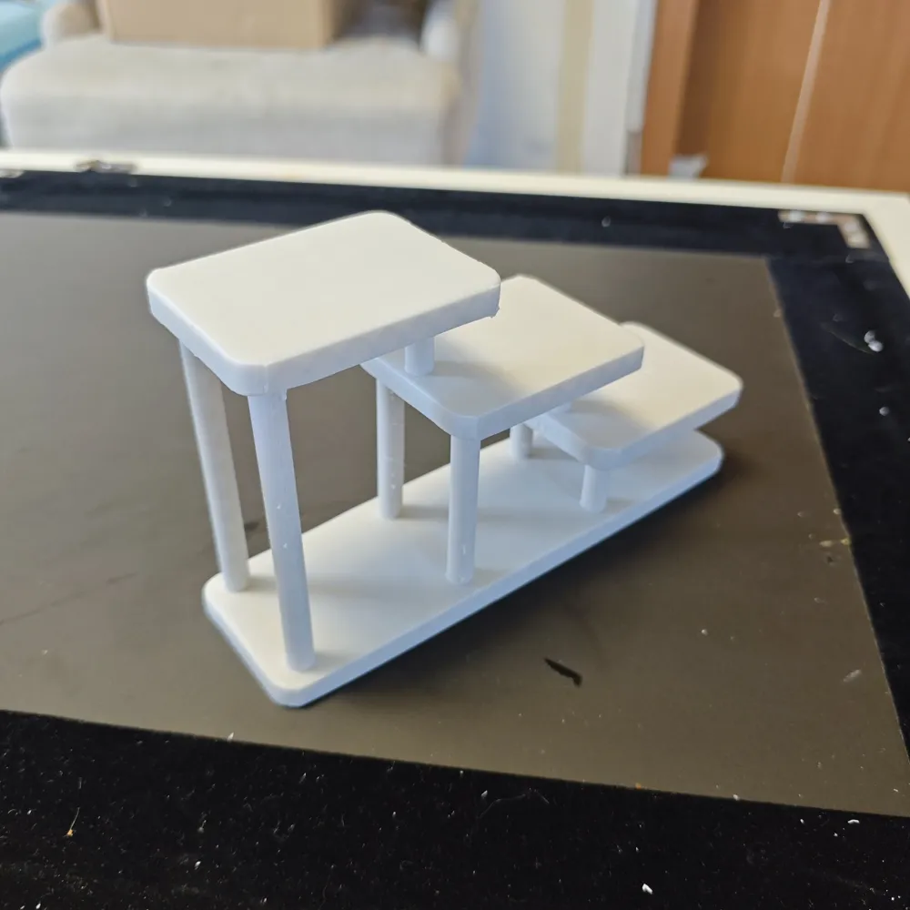 Storage rack display stand storage shelf Print in Place no installation ...