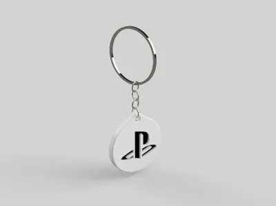 Play Station PS5 keychain
