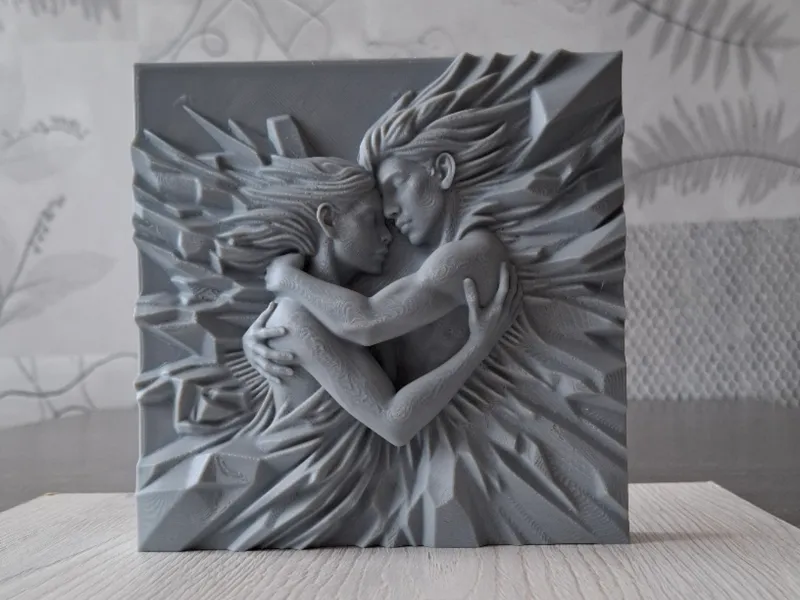 Intertwined Unity - Relief Sculpture