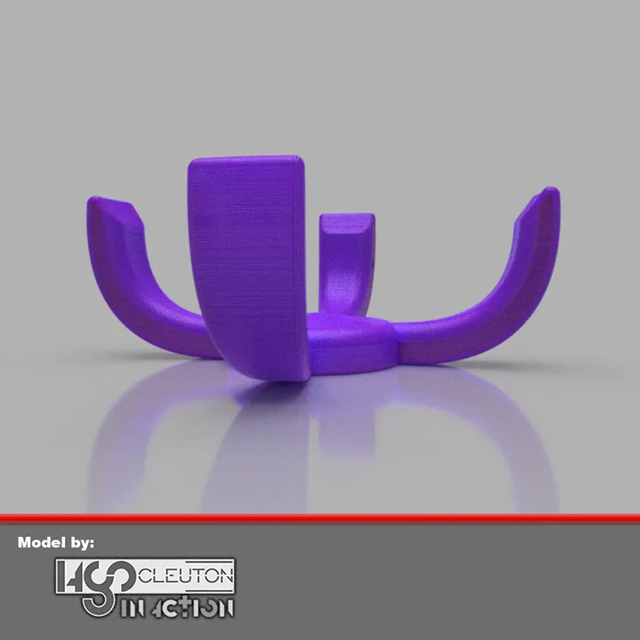 Sphere stand with 4 prongs - Ball Holder - Free 3D Print Model - MakerWorld