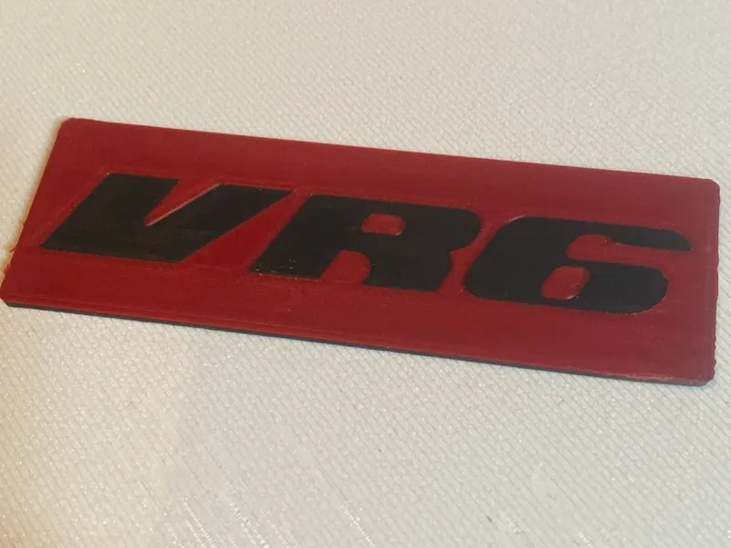VR6 Emblem VR6 Logo Volkswagen