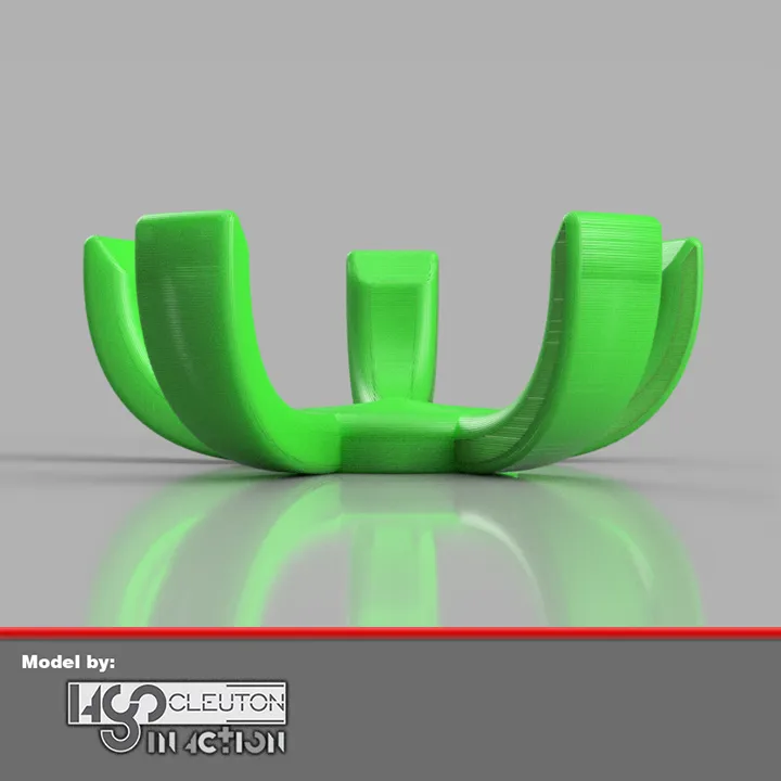 Sphere stand with 5 prongs - Ball Holder - Free 3D Print Model - MakerWorld