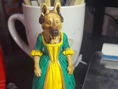 Victorian Lady Dog