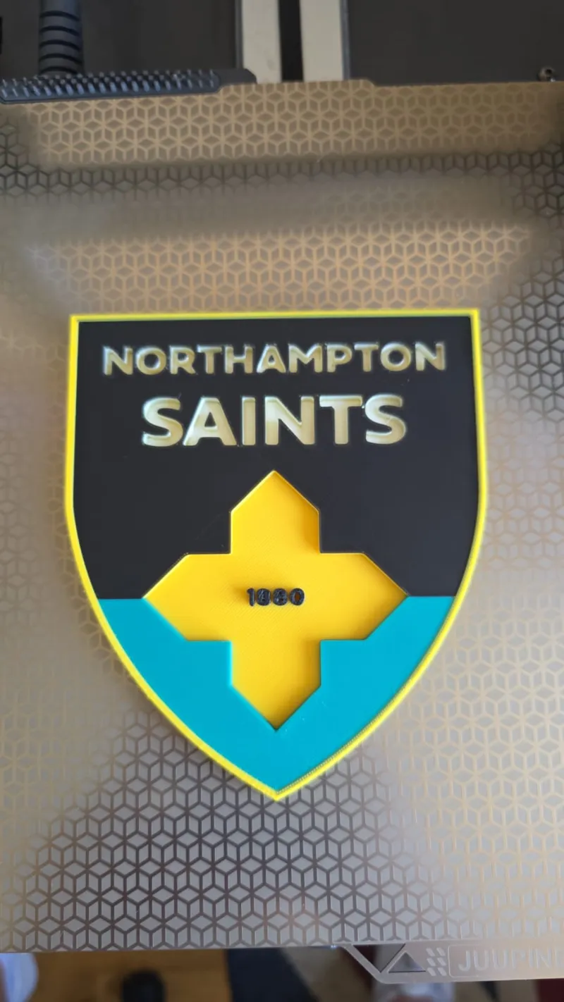 Northampton Saints Rugby crest for mancave