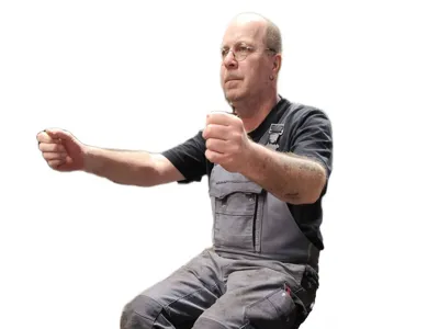 Driver Figure Construction Worker