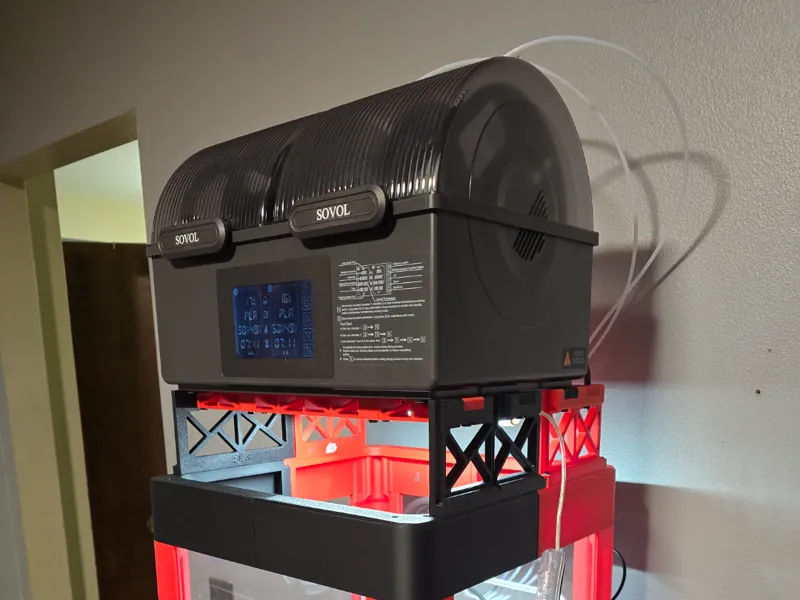 AD5X Enc Top w/ Dryer Shelf & Rear AMS Relocation