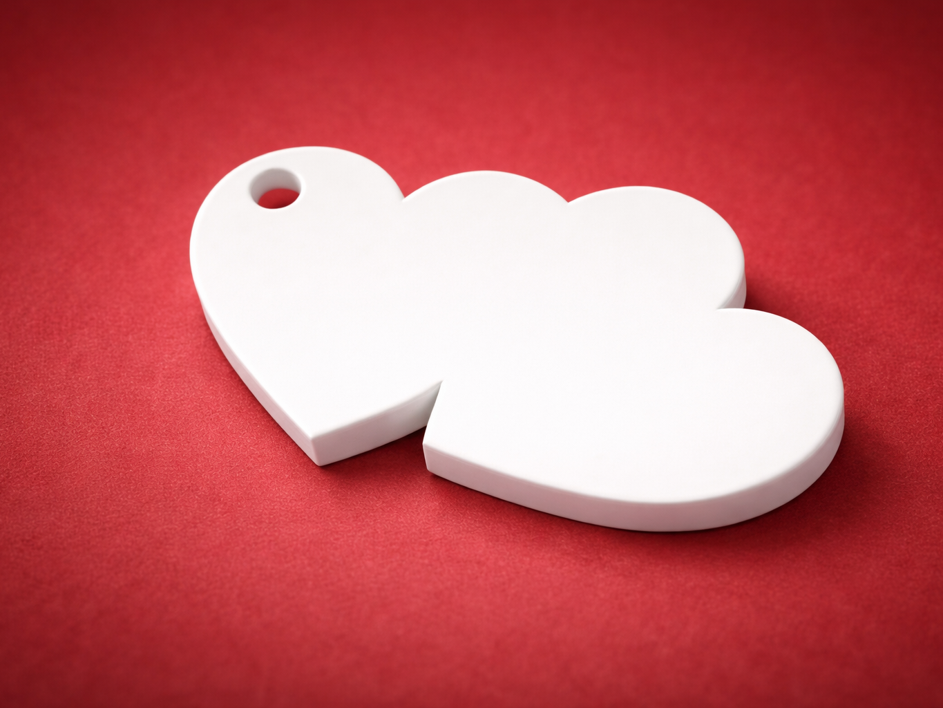 Heart keychain