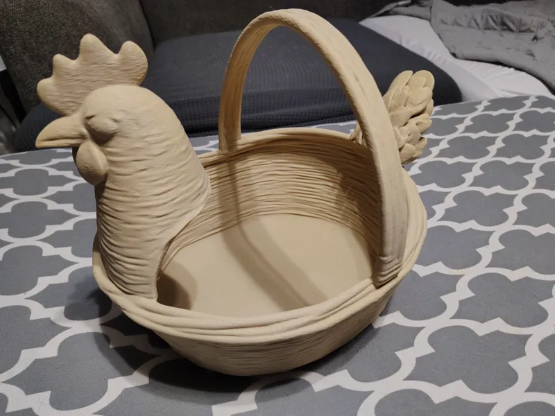 Weaved Chicken Basket