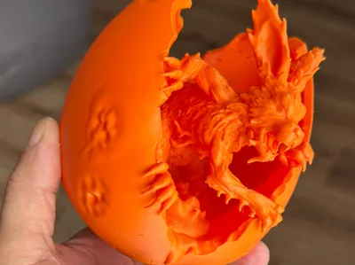 Easter bunny in an egg